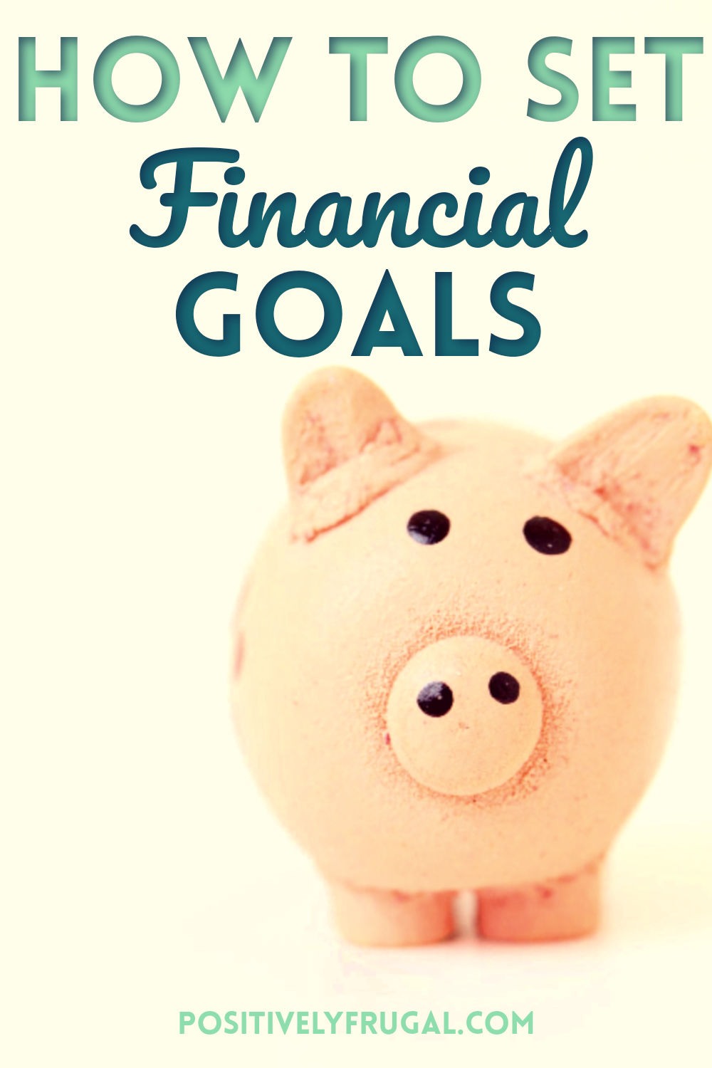 Financial Goals by PositivelyFrugal.com