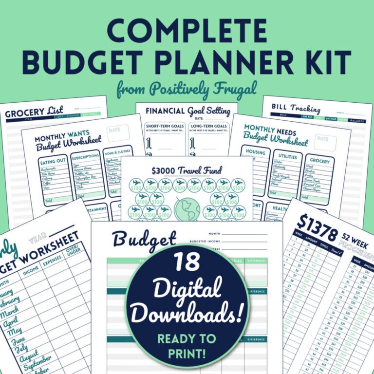 How To Make a Monthly Budget: 3 Easy Steps - Positively Frugal