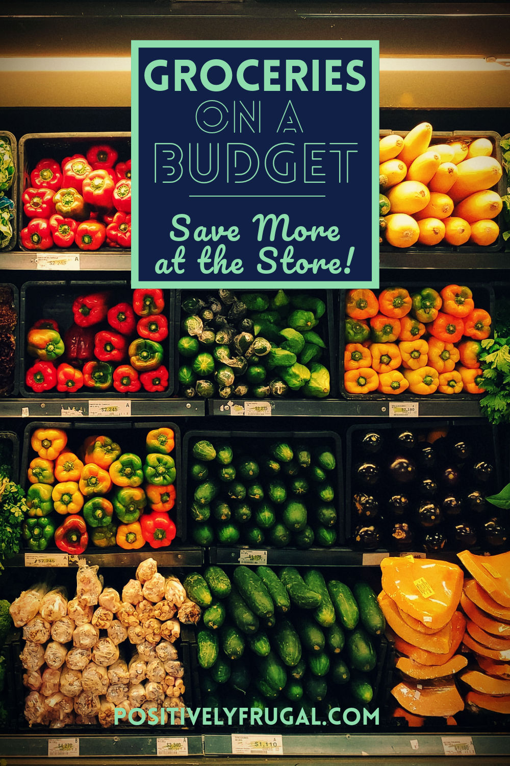 Groceries on a Budget Save More by PositivelyFrugal.com