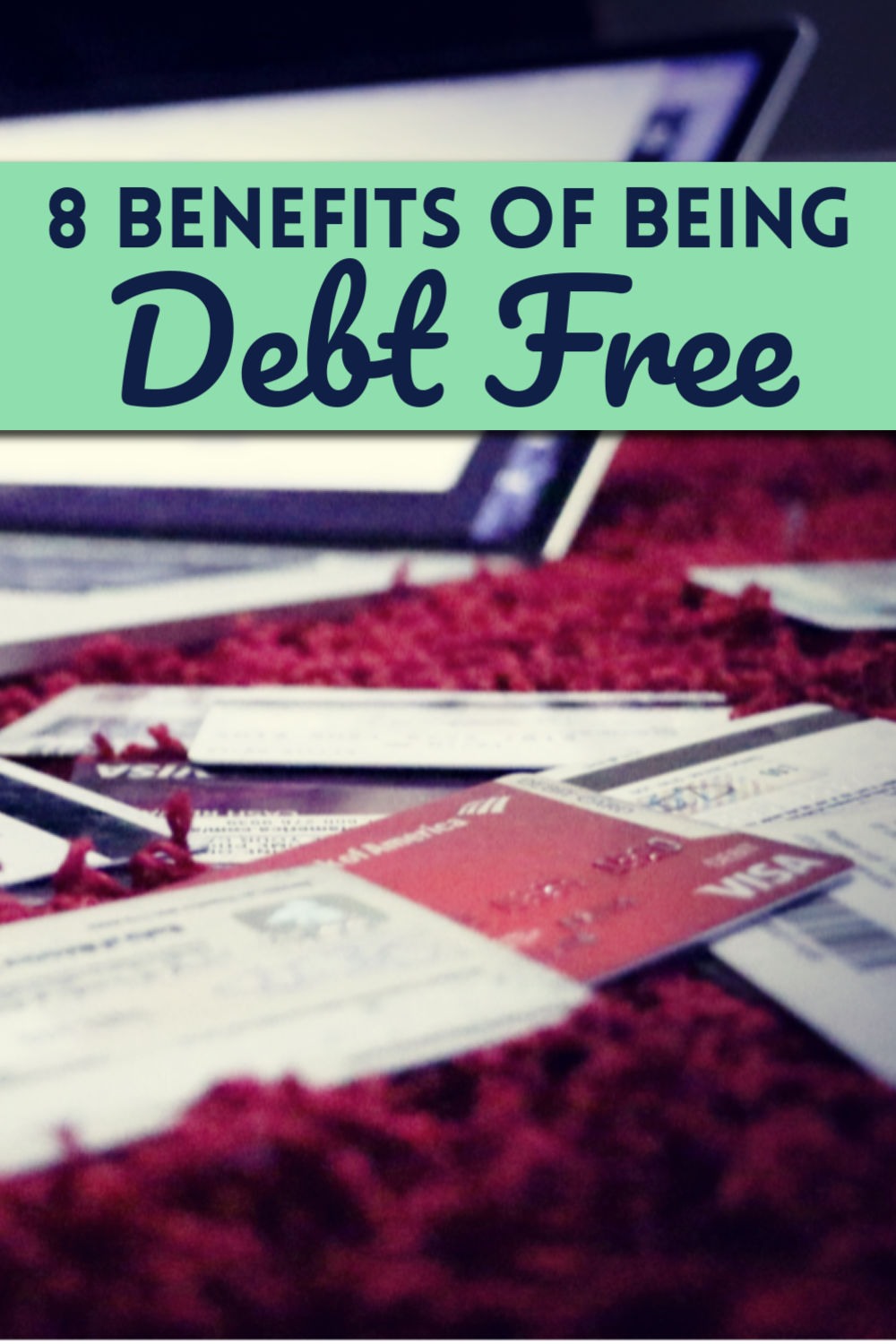 The Benefits of Being Debt Free by PositivelyFrugal.com