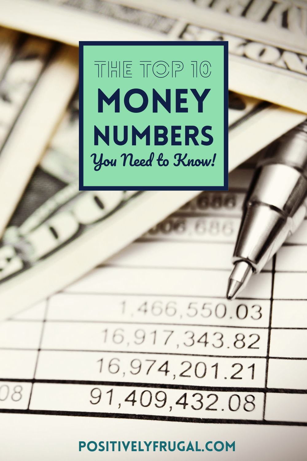 The Top 10 Money Numbers You Need to Know by PositivelyFrugal.com